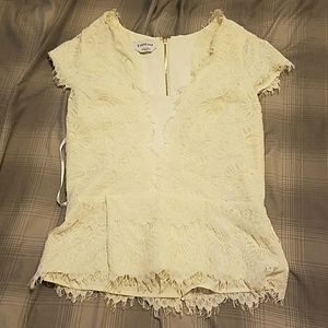 Bebe white top